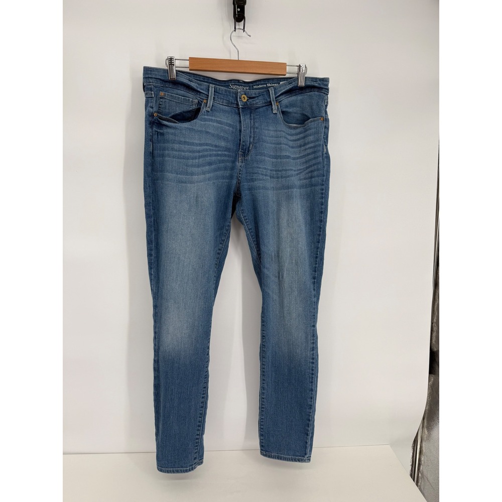 Signature by Levi Strauss & Co Womens Modern Skinny Jeans Blue Sz (see pics)